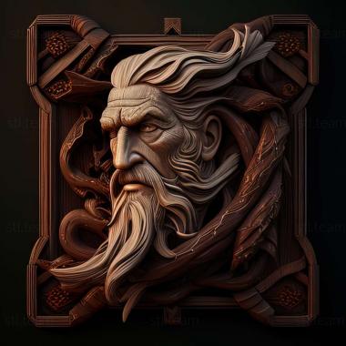 3D model Painted Legend game (STL)